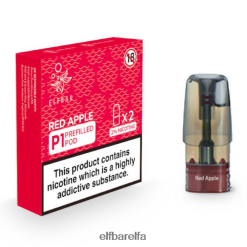 Elf Bar Elfa - ELFBAR Mate 500 P1 ferdigfylte kapsler (2 pakker) rødt eple RR4BZF161