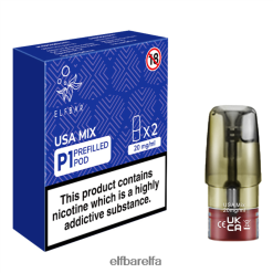 Elf Bar Elfa - ELFBAR Mate 500 P1 ferdigfylte kapsler (2 pakker) usa blanding RR4BZF166