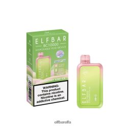 Elf Bar Norge - ELFBAR BC10000 engangs vape jordbær kiwi is RR4BZF287