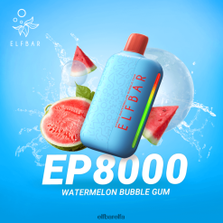 Elf Bar Norge - ELFBAR EP8000 engangs vape vannmelon tyggegummi RR4BZF307