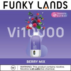 Elf Bar Norge - ELFBAR Funky Lands Vi10000 engangs vape bærblanding RR4BZF387