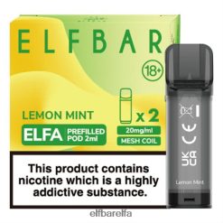 Elf Bar Norge Nikotin - ELFBAR ELFA ferdigfylt pod (2 pakke) sitron mynte RR4BZF110