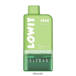 Elf Bar Norge Nikotin - ELFBAR LOWIT 5500 forhåndsfylt podsett kiwi pasjonsfrukt guava RR4BZF360