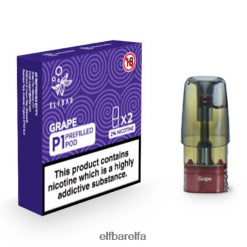 Elf Bar Norge Nikotin - ELFBAR Mate 500 P1 ferdigfylte kapsler (2 pakker) drue RR4BZF145