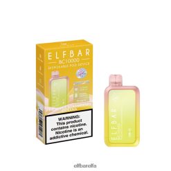 Elf Bar Pris - ELFBAR BC10000 engangs vape ananas jordbær banan RR4BZF284