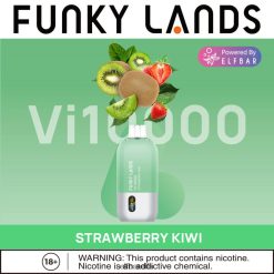 Elf Bar Pris - ELFBAR Funky Lands Vi10000 engangs vape jordbær kiwi RR4BZF389