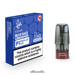 Elf Bar Pris - ELFBAR Mate 500 P1 ferdigfylte kapsler (2 pakker) blå razz lemonade RR4BZF154