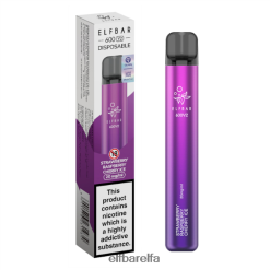 Kjøpe Elf Bar - ELFBAR 600V2 engangs vape jordbær bringebær kirsebæris RR4BZF18