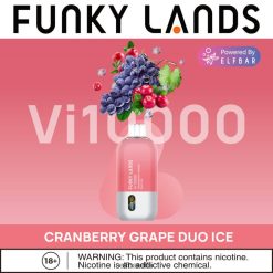 Kjøpe Elf Bar - ELFBAR Funky Lands Vi10000 engangs vape tranebær drue duo is RR4BZF393