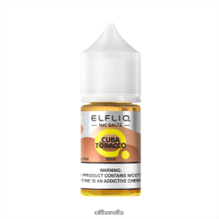 Cuba tobakk ELFBAR ELFLIQ Nic salt 30 ml 4J286616
